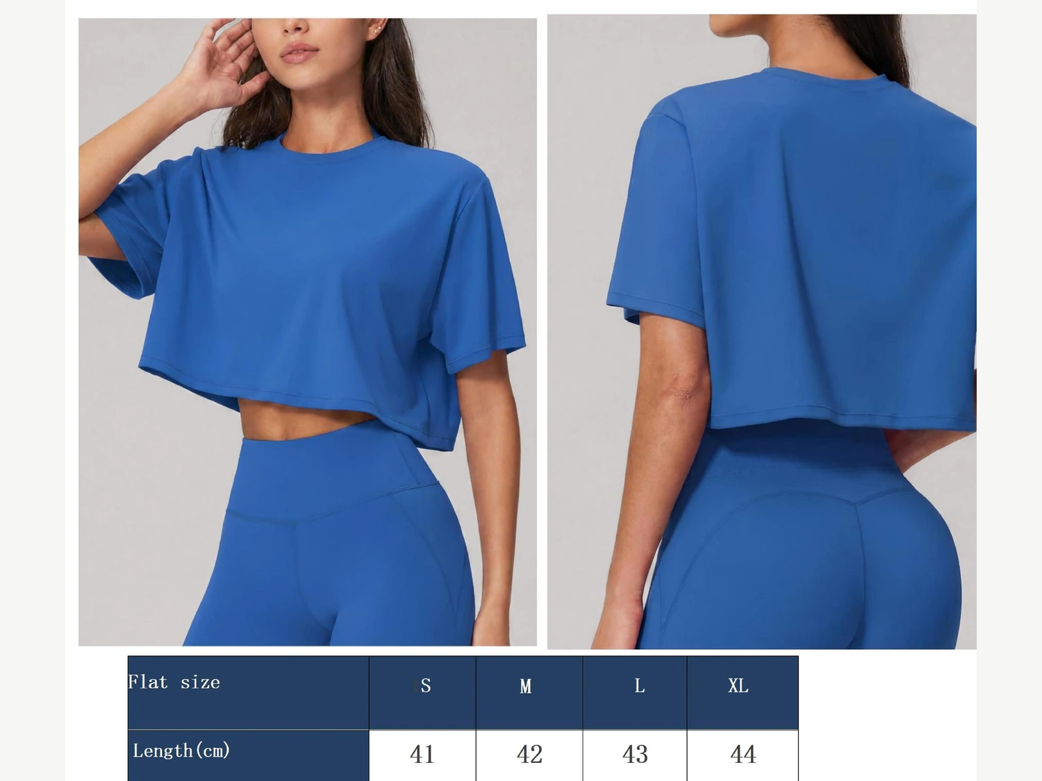 Tops and T-shirts activewear category